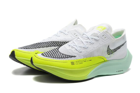 Nike ZoomX Vaporfly Next% 2 White Volt Racer Blue