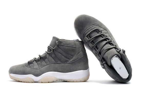NIKE Air Jordan 11 Retro Premium 'Grey Suede'