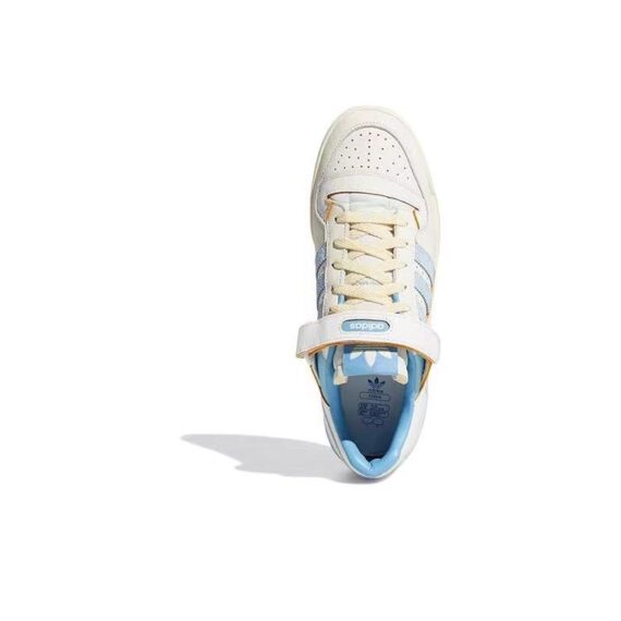 אדידס פורום - ADIDAS FORUM Low Off white/Sky Blue SNEAKERS