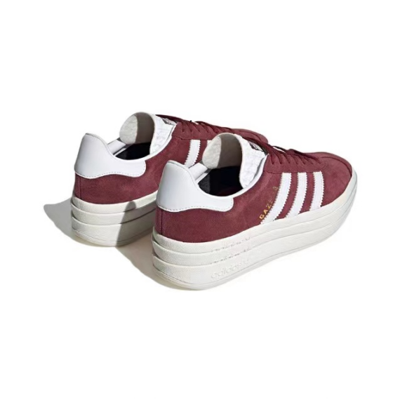 אדידס גאזל- ADIDAS GAZELLE BOLD SHOES Maroon/White