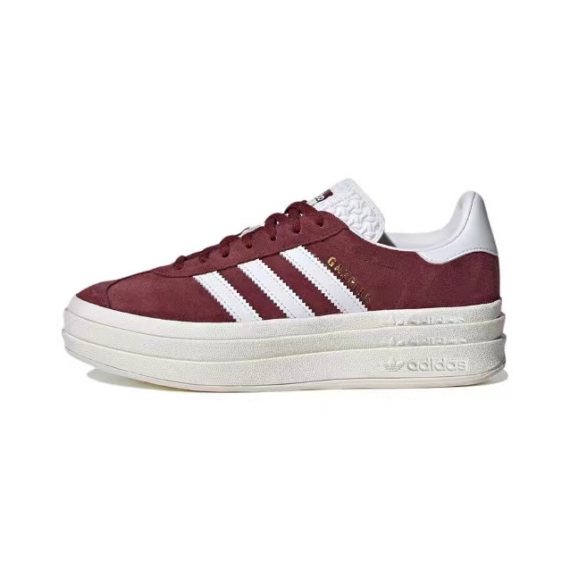 אדידס גאזל- ADIDAS GAZELLE BOLD SHOES Maroon/White