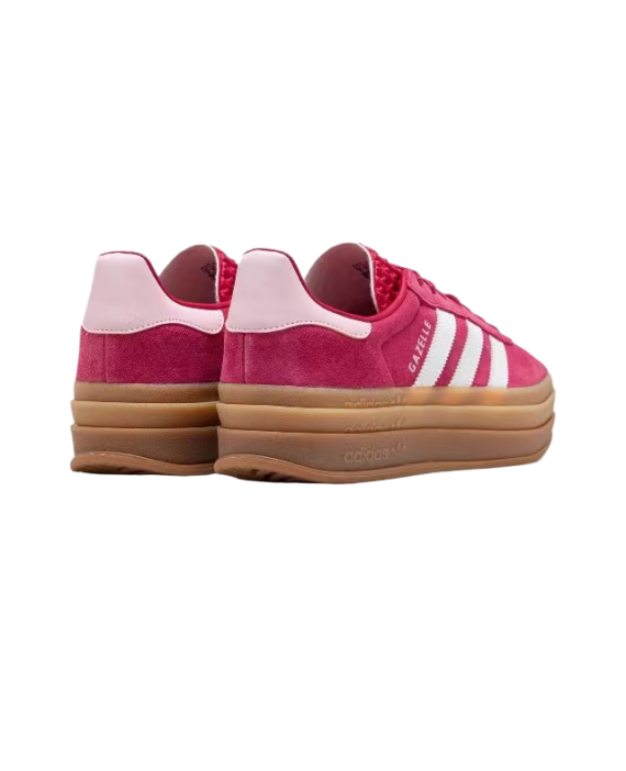 אדידס גאזל- ADIDAS GAZELLE BOLD SHOES Red/White