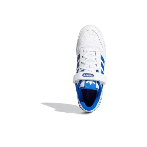 אדידס פורום - ADIDAS FORUM Low White/Team Royal Blue SNEAKERS