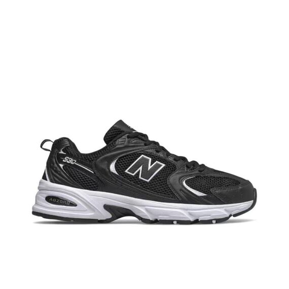 סניקרס ניו באלאנס NEW BALANCE 530 BLACK & WHITE