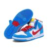 נייק דאנק- NIKE DUNK HIGH White Blue Red