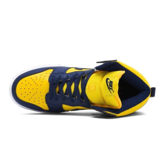 נייק דאנק- NIKE DUNK HIGH Yellow Blue