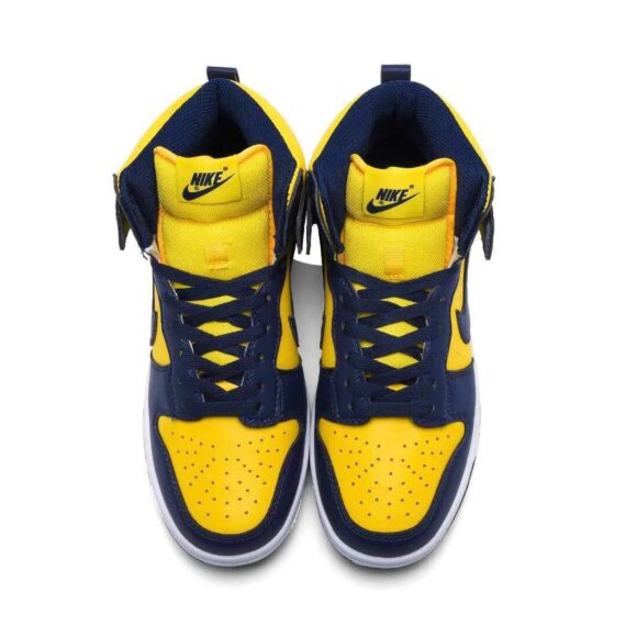 נייק דאנק- NIKE DUNK HIGH Yellow Blue