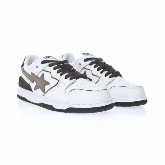 סניקרס BAPE M2 White Black