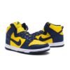נייק דאנק- NIKE DUNK HIGH Yellow Blue