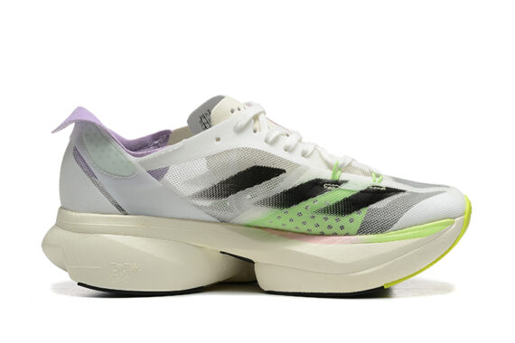 נעלי אדידס-ADIDAS ADIZERO ADIOS PRO 3 White Green Gray