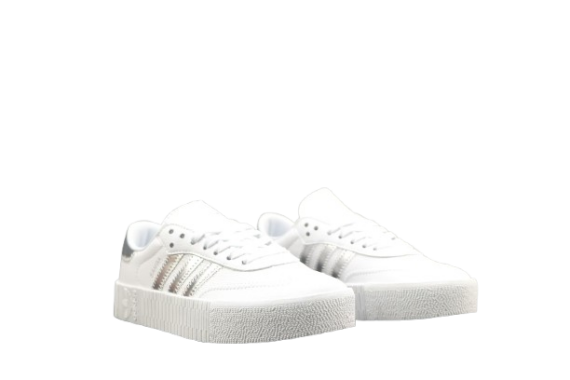 נעלי אדידס- Adidas Sambarose Sneakers White Silver