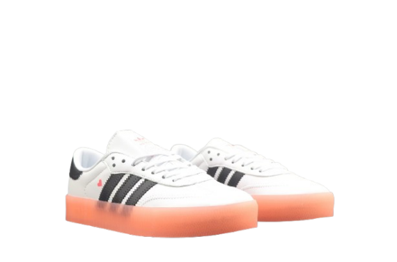נעלי אדידס- Adidas Sambarose Sneakers White Black ange