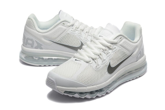 נעלי נייק - NIKE AIR MAX 2013 WHITE