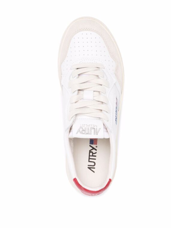 סניקרס - AUTRY Medalist Sneakers White/red