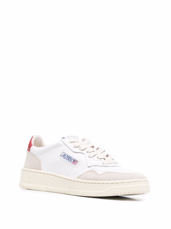 סניקרס - AUTRY Medalist Sneakers White/red