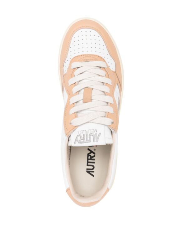 סניקרס - AUTRY Medalist Sneakers Caramel Brown/white