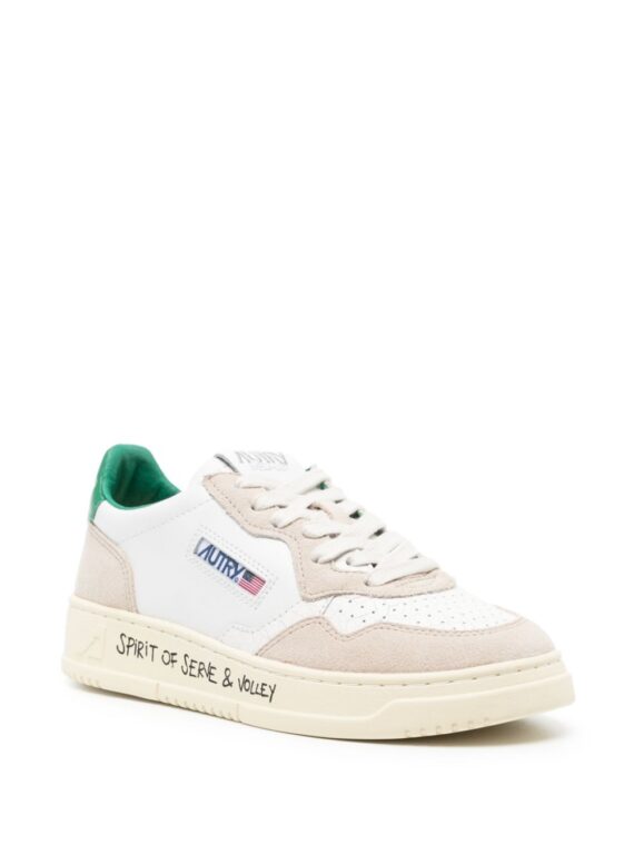 סניקרס - AUTRY Medalist Sneakers White/Grass Green