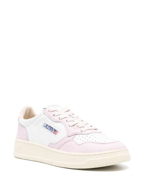 סניקרס - AUTRY Medalist Sneakers White Pink Beige