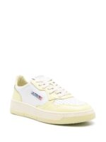 סניקרס - AUTRY Medalist Sneakers White/Lemon Yellow