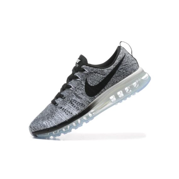 נעלי נייק-Nike air max Flyknit 2014 White Black