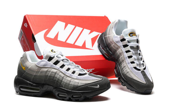 נעלי נייק NIKE AIR MAX 95 LIGHT GRAY BLACK TURKIZ