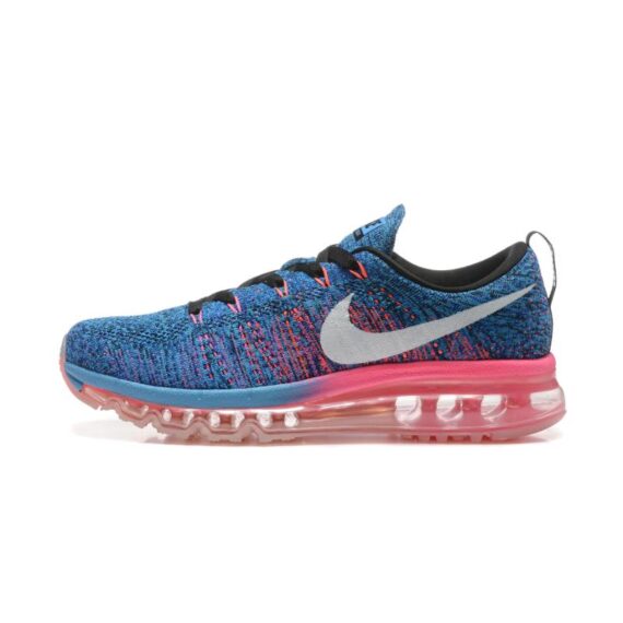 נעלי נייק-Nike air max Flyknit 2014 Blue Red