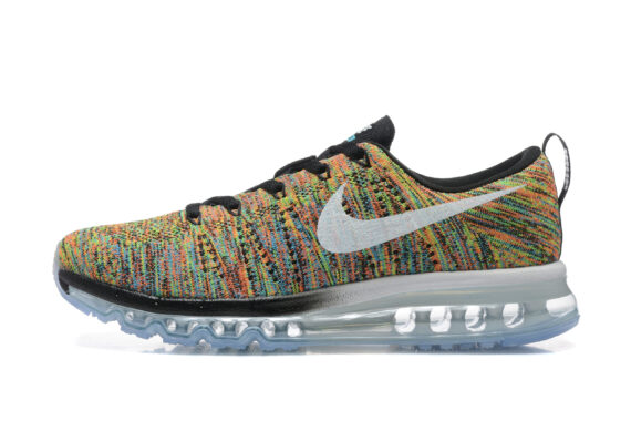 נעלי נייק-Nike air max Flyknit 2014 Multicolor White
