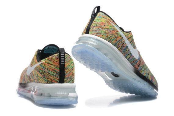 נעלי נייק-Nike air max Flyknit 2014 Multicolor White