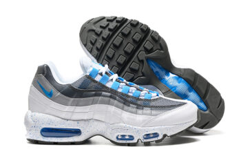 נעלי נייק NIKE AIR MAX 95 WHITE GRAY BLUE TURKIZ