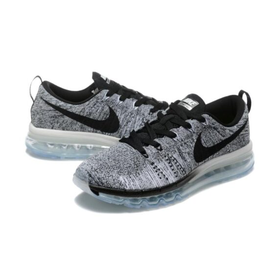 נעלי נייק-Nike air max Flyknit 2014 White Black