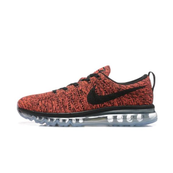 נעלי נייק-Nike air max Flyknit 2014 Red Black